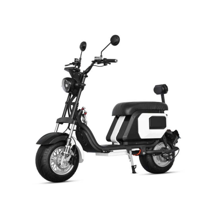 Scooter elétrica M10 com bateria de lítio, duas rodas e pneus largos, direto da fábrica na China, Brasil